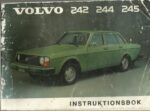 Volvo 242, 244, 245 instruktionsbok