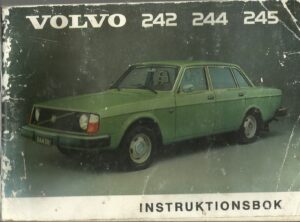 Volvo 242, 244, 245 instruktionsbok