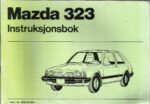 Instruksjonsbok Mazda 323