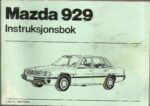 Instruksjonsbok Mazda 929