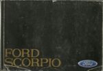Instruksjonsbok Ford Scorpio