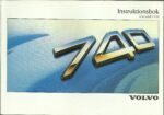 Instruktionsbok Volvo 740 årsmodell 1988
