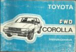 Instruksjonsbok Toyota fwd Corolla