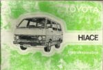 Instruksjonsbok Toyota Hiace