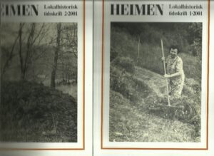 Heimen. nr. 1 og 2 2001. Lokalhistorisk tidsskrift